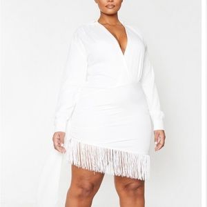 White tassel dress